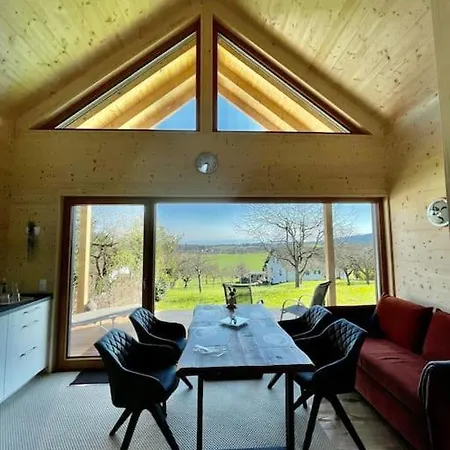 Zweistoeckiges Natur-Holzhaus Mit Berg- & Seesicht Horgenzell Exterior foto